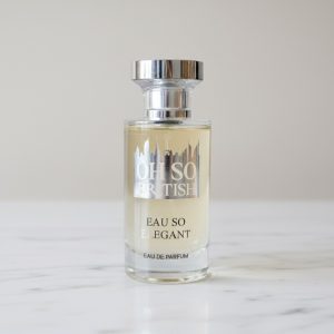 Eau So Elegant Perfume Bottle on a Clean Background