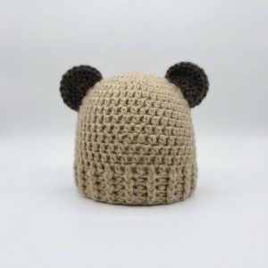 Bear Newborn Crotchet Hat