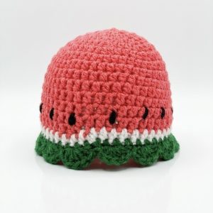 Watermelon Newborn Crotchet Hat