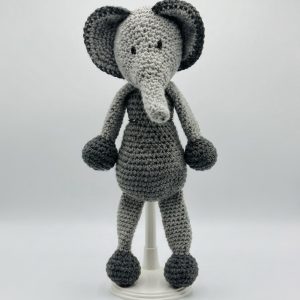 Handmade Crochet Elephant Toy