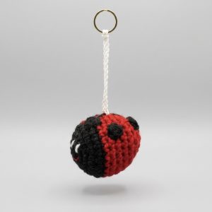 Crochet Ladybird Keyring