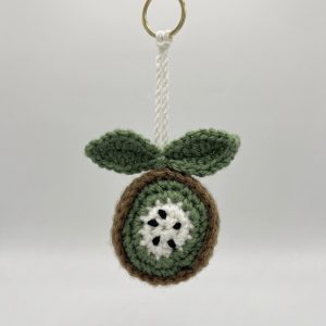 Crochet Kiwi Keyring